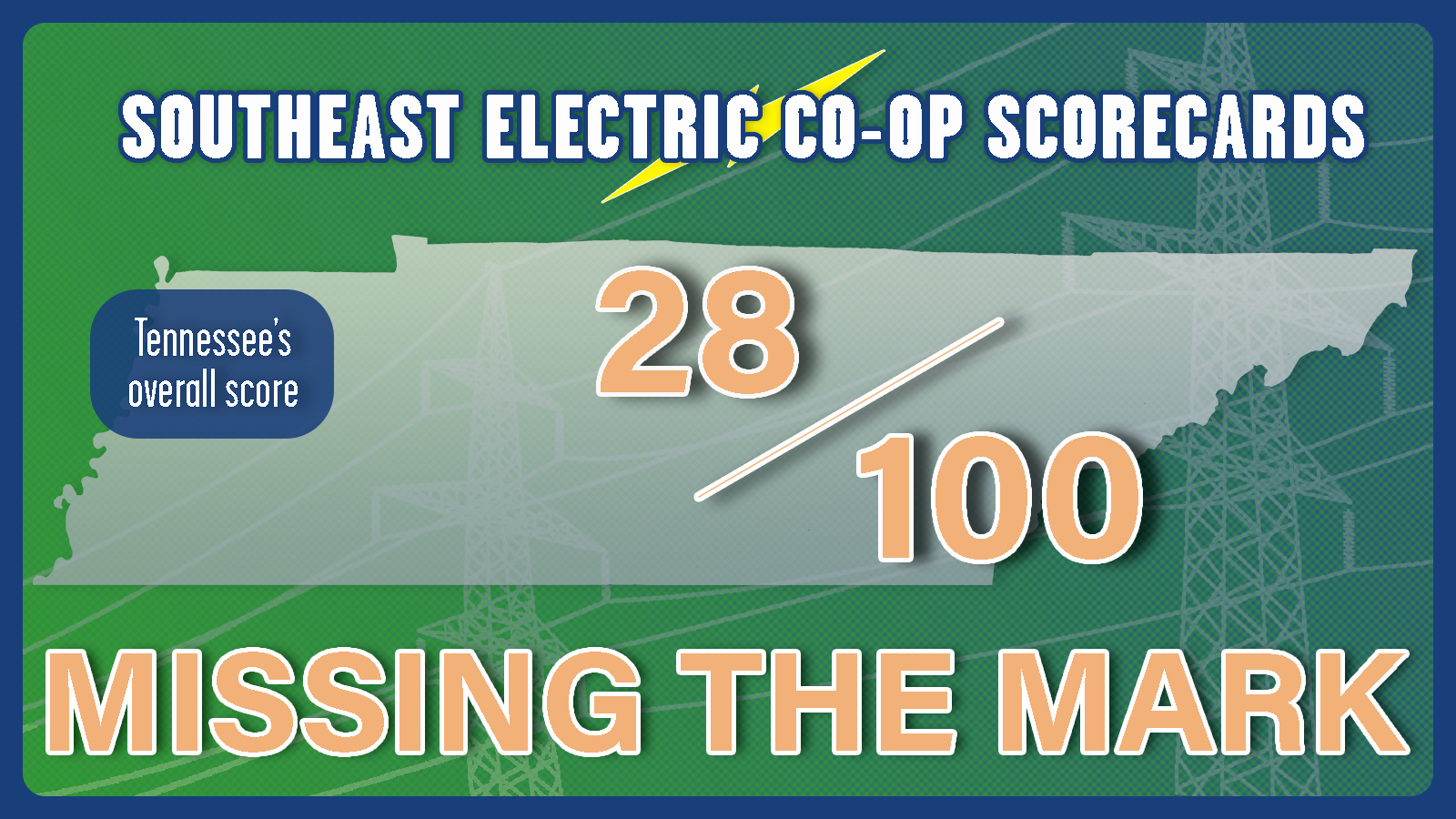 Tennessee electric cooperatives scorecard overall score